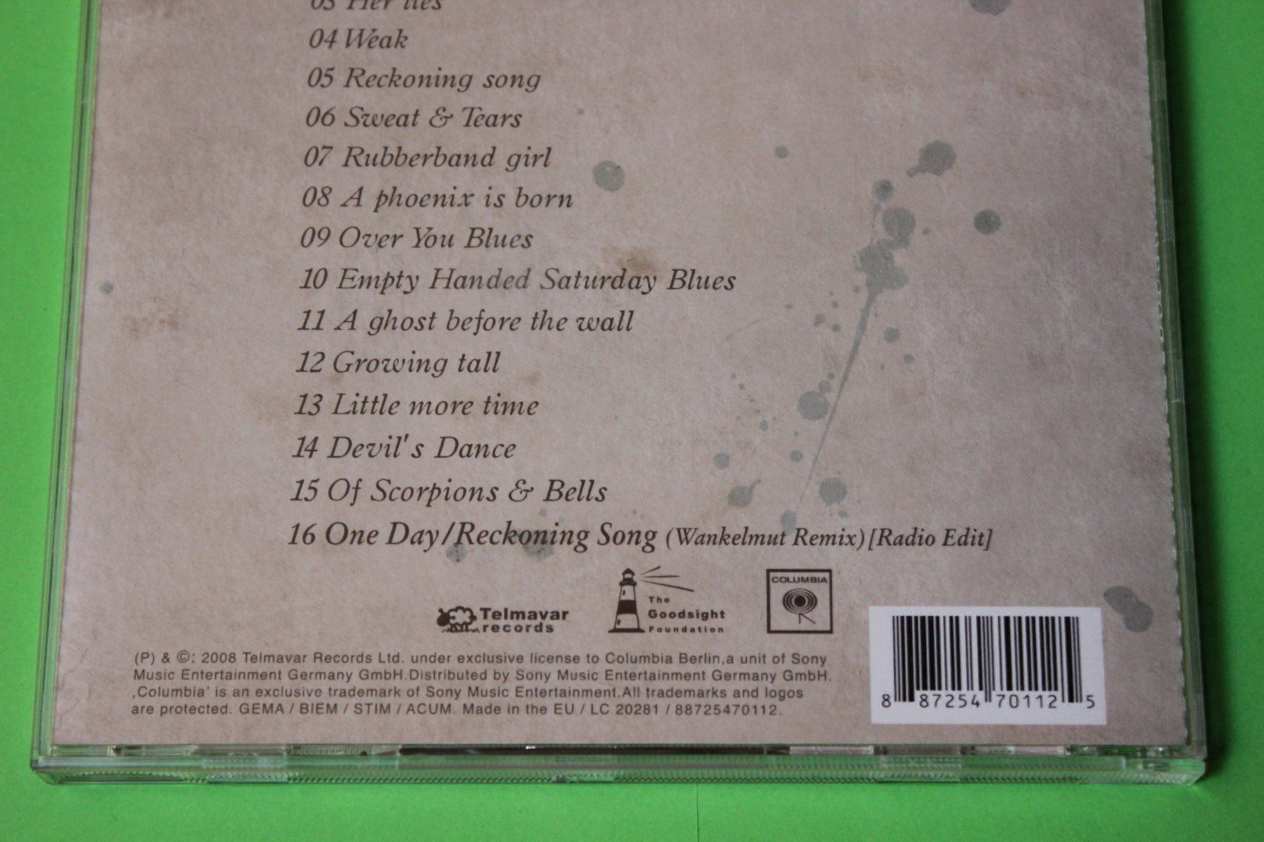 CDs: ASAF AVIDAN - THE RECKONING CD 2008 (mit Top-Hit "One Day") – D'occasion à Tübach par JamesStone 3