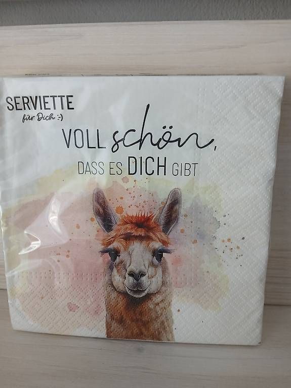 Tovaglioli: Servietten Lama – Usato da Flawil venduto da August023