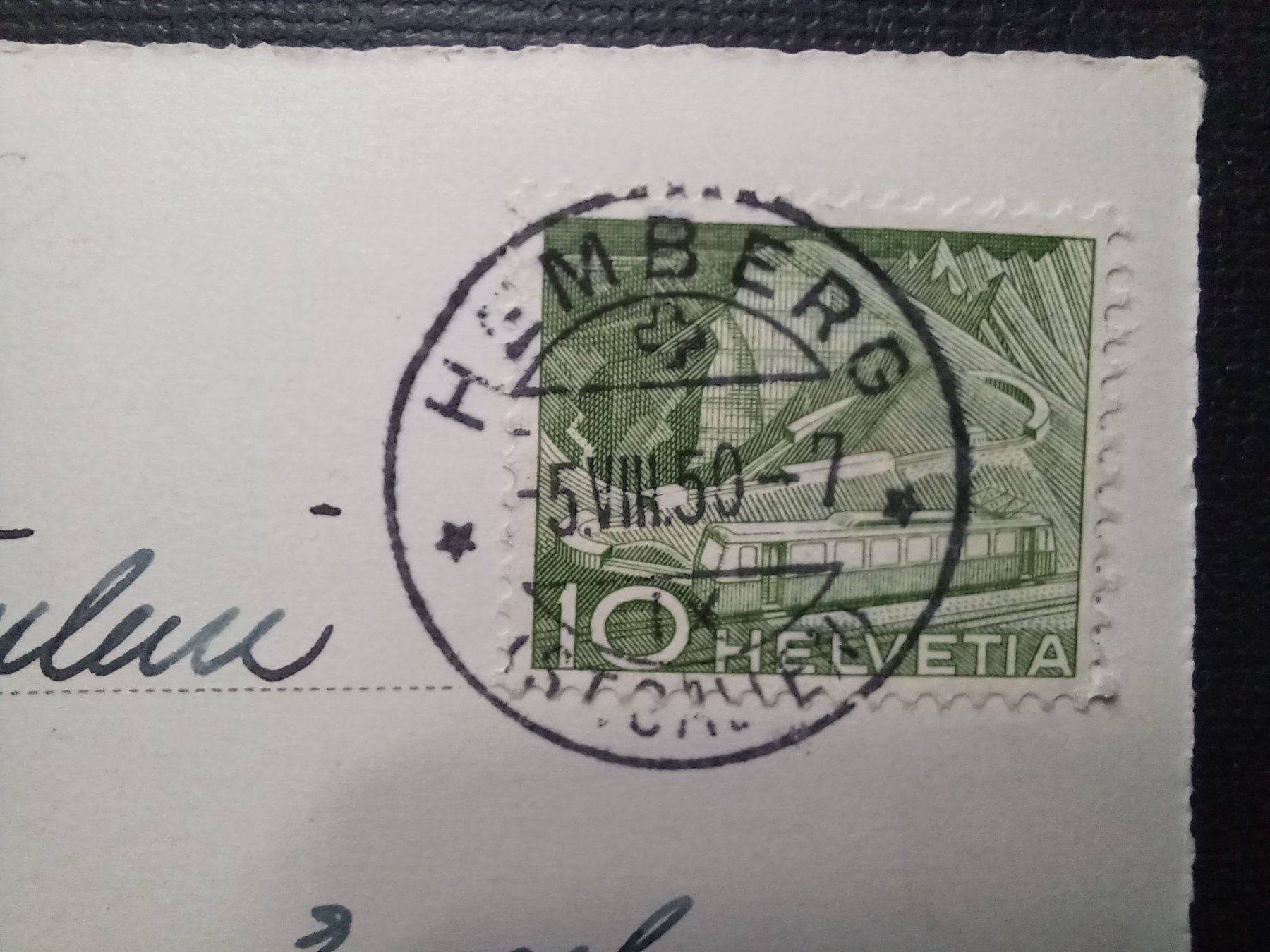 Cartoline postali: SG, No.20968, Hemberg, Toggenburg, 1950 – Usato da Aarau Rohr venduto da mgvw 3