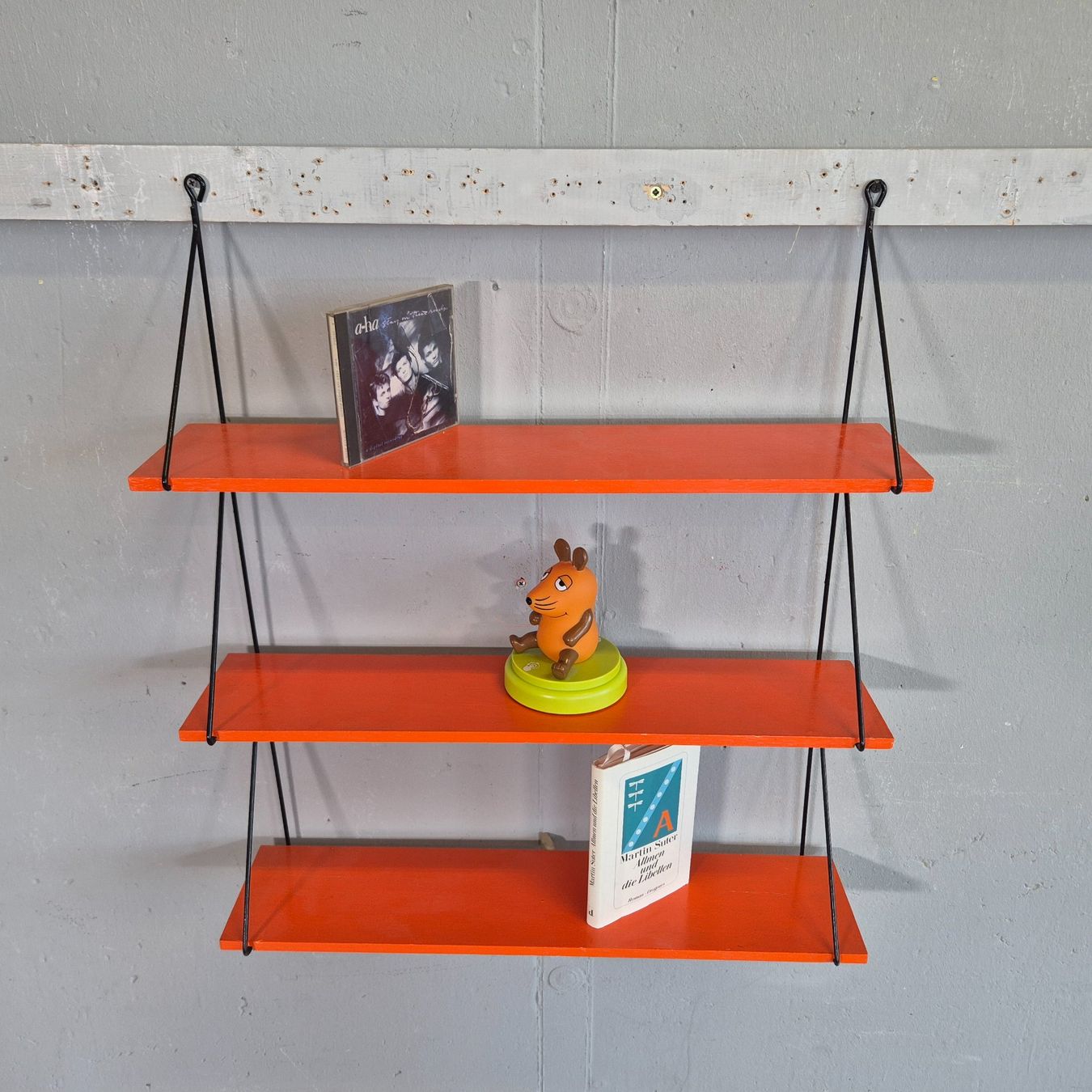 Regale: Stringregal, Bücherregal 1970 Vintage Regal String-Shelf – Gebraucht aus Nottwil von Wondewa-Shop 3
