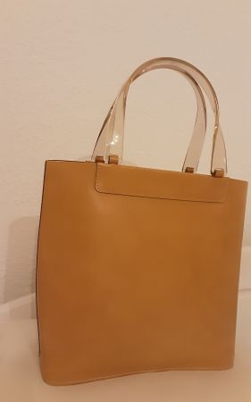 Lamarthe sac à mains cuir, caramel