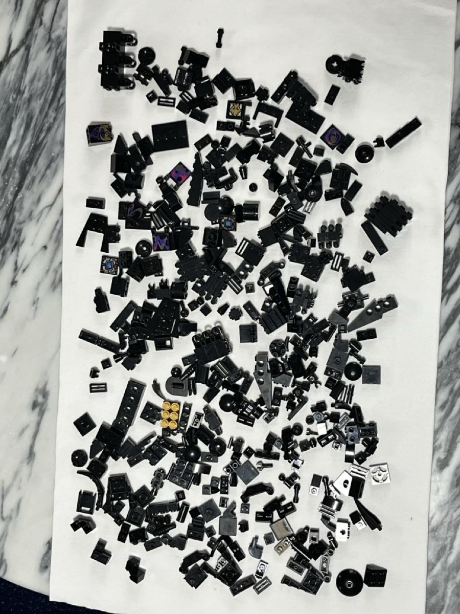 Lego Kit di costruzioni: Lego Bausteine Set schwarz, ca 230g – Usato da Reutigen venduto da treu3006
