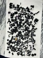 Lego Bausteine Set schwarz, ca 230g