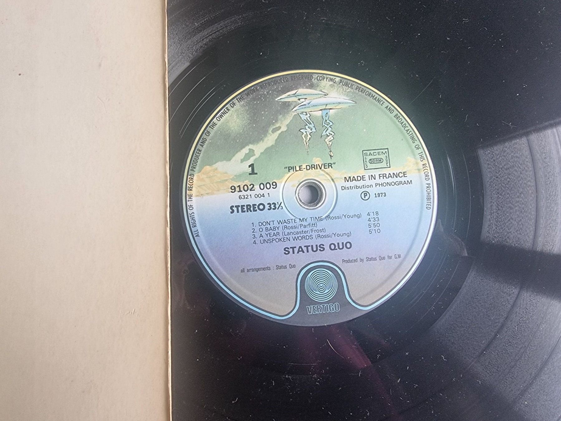 Schallplatten: LP Status Quo – Piledriver – Gebraucht aus Schaffhausen von Kellerrassel 1
