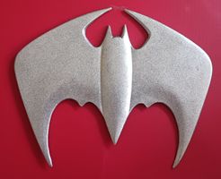 Fledermaus silbriges Emblem, Bat, Batarang