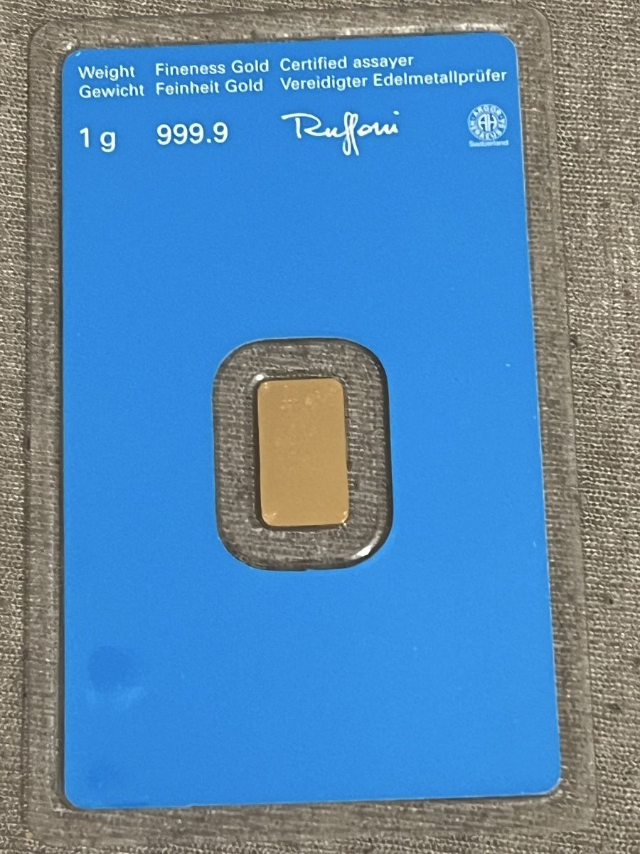 Edelmetalle: 1GR FINEGOLD / AB 1CHF – Neu und originalverpackt aus Gontenschwil von joe_9qdj 1