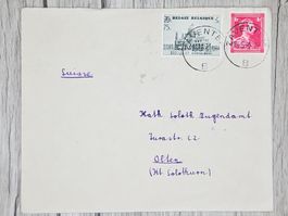 CL14 Enveloppe + Timbre Belgique 1939