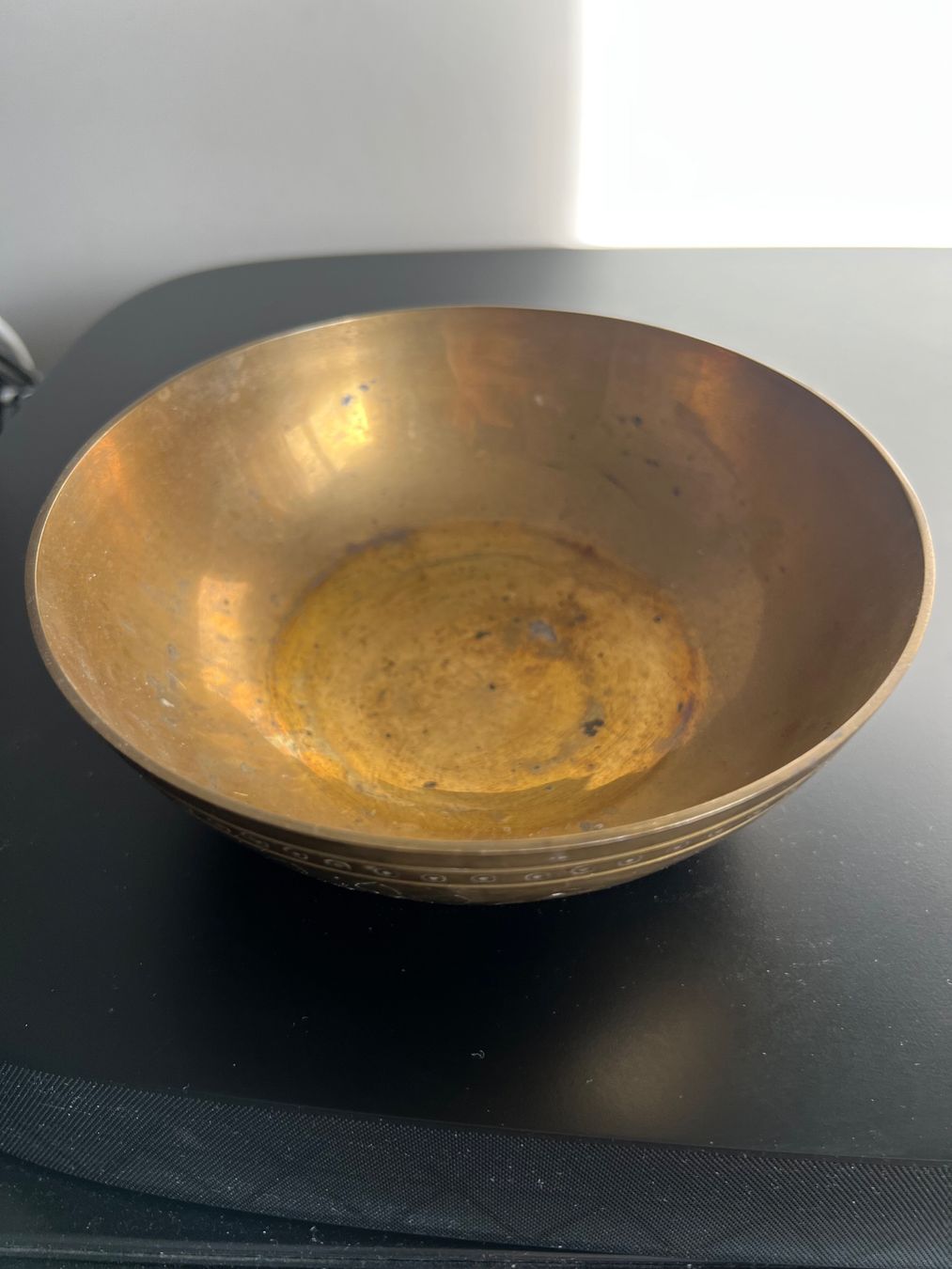 Ciotole: Vintage Messingschale mit Blumen Vogelmuster – Usato da Jona venduto da Sariksa 5
