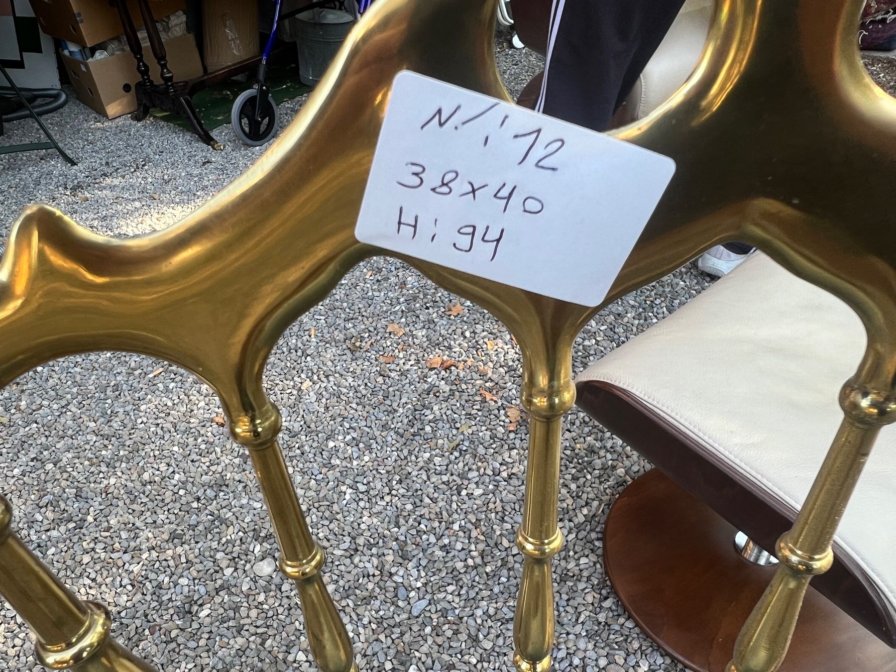 Sedie: Stuhl Messing Samt Sitz , Nr 12 – Usato da Glattfelden venduto da maa_qcj8 4