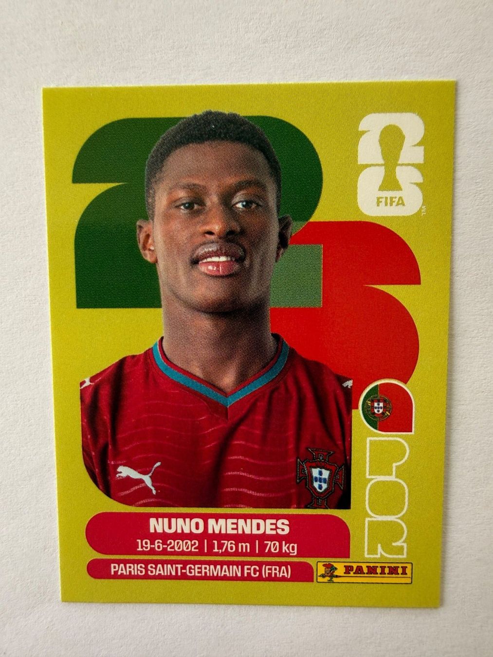Panini Carte collezionabili: Panini-Sticker POR7 - Nuno Mendes – Nuovo (secondo la descrizione) da Alpnach Dorf venduto da Chelsea2