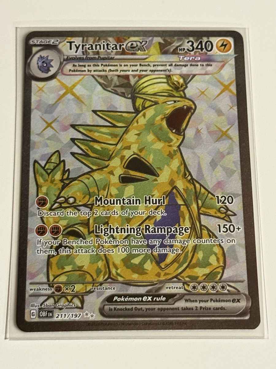 Pokémon Sammelbilder & Trading cards: Pokémon Tyranitar ex Hyper Rare Gold Englisch – Neu (gemäss Beschreibung) aus Wilderswil von AndreDias768 1