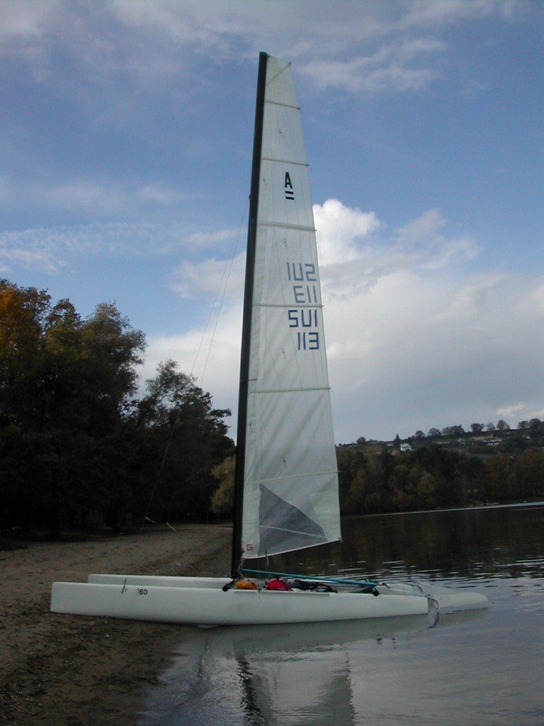 Barche: Katamaran A-Class stark gebraucht, ab 1.- Fr – Usato da Vallamand venduto da lupo3L01 1