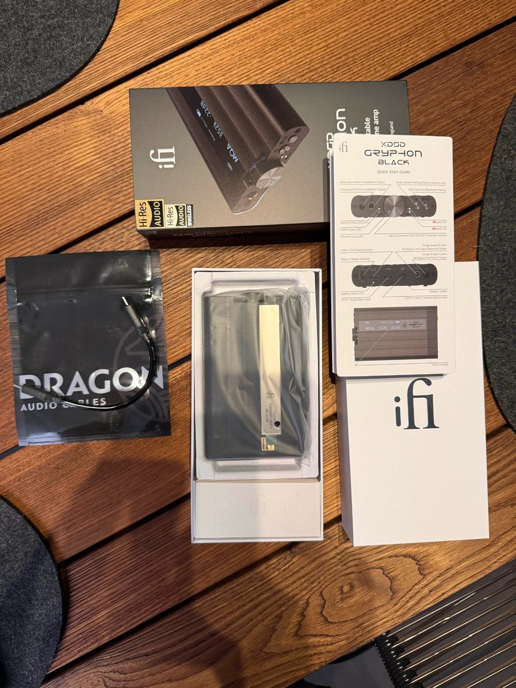 Amplificatori: iFi Audio xDSD Gryphon Black Edition & MoonAudio USB-C – Nuovo e nell'imballaggio originale da Däniken SO venduto da rbumbach1950
