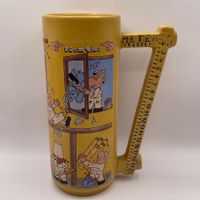 GERZIT Bierkrug «20 cm Bier» mit Zollstock-Henkel & Malern