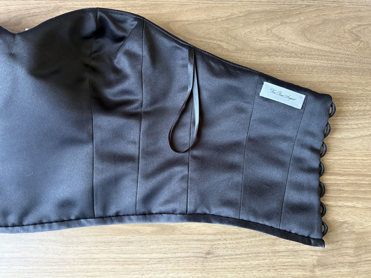 Top: Schwarzer Corsage Top / Korsett – Nuovo e nell'imballaggio originale da Oensingen venduto da Chicotus 8