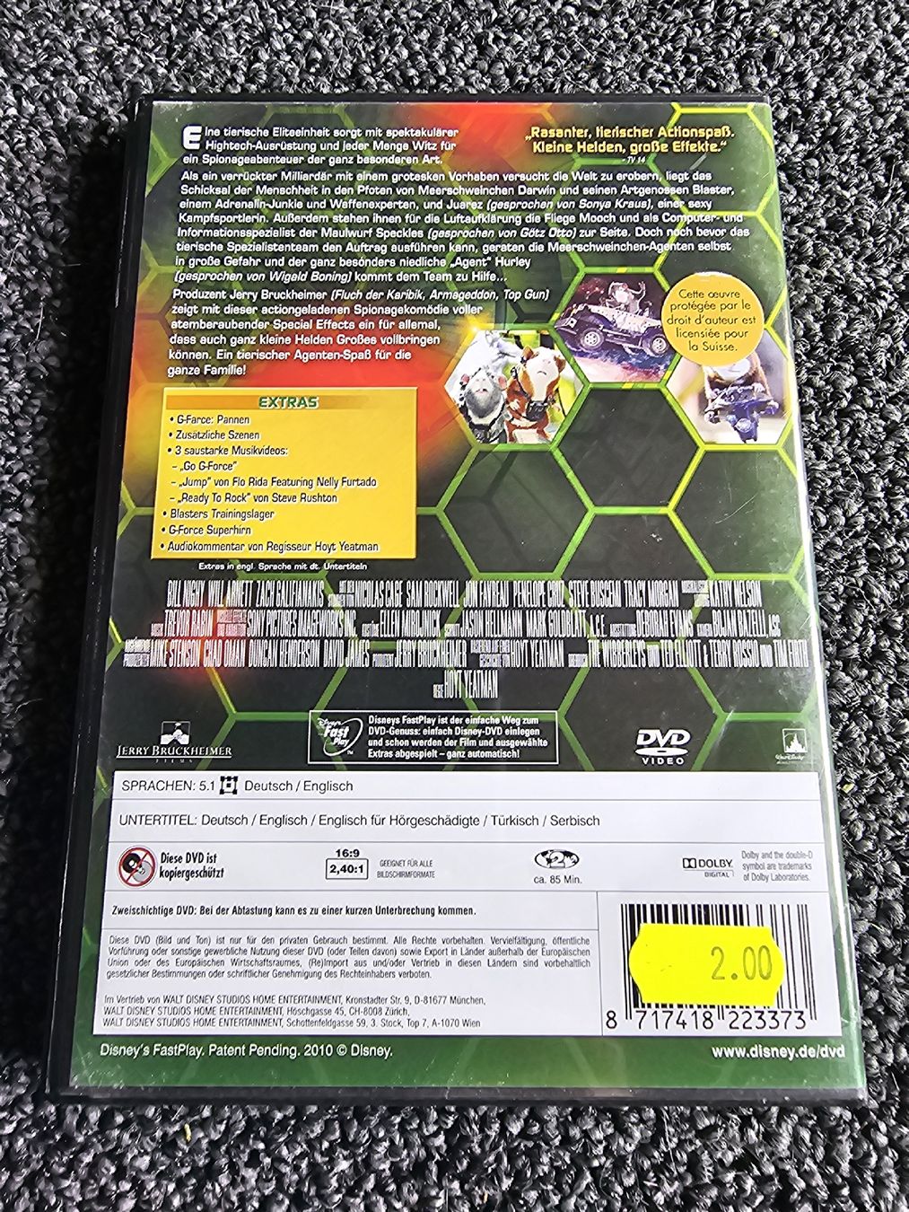 Tutti i DVDs: G-Force - Agenten mit Biss DVD(20611) – Usato da Ruswil venduto da jan_bxl5 1