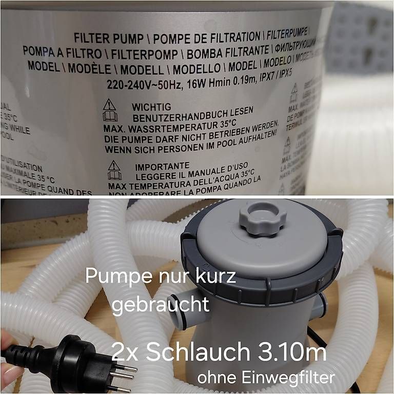 Schwimmbad-Zubehör: Poolpumpe – Gebraucht aus Safenwil von RockyFlocky