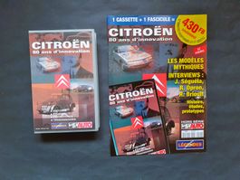 Citroën 80 ans d’innovation cassette VHS 52 min. + fascicule