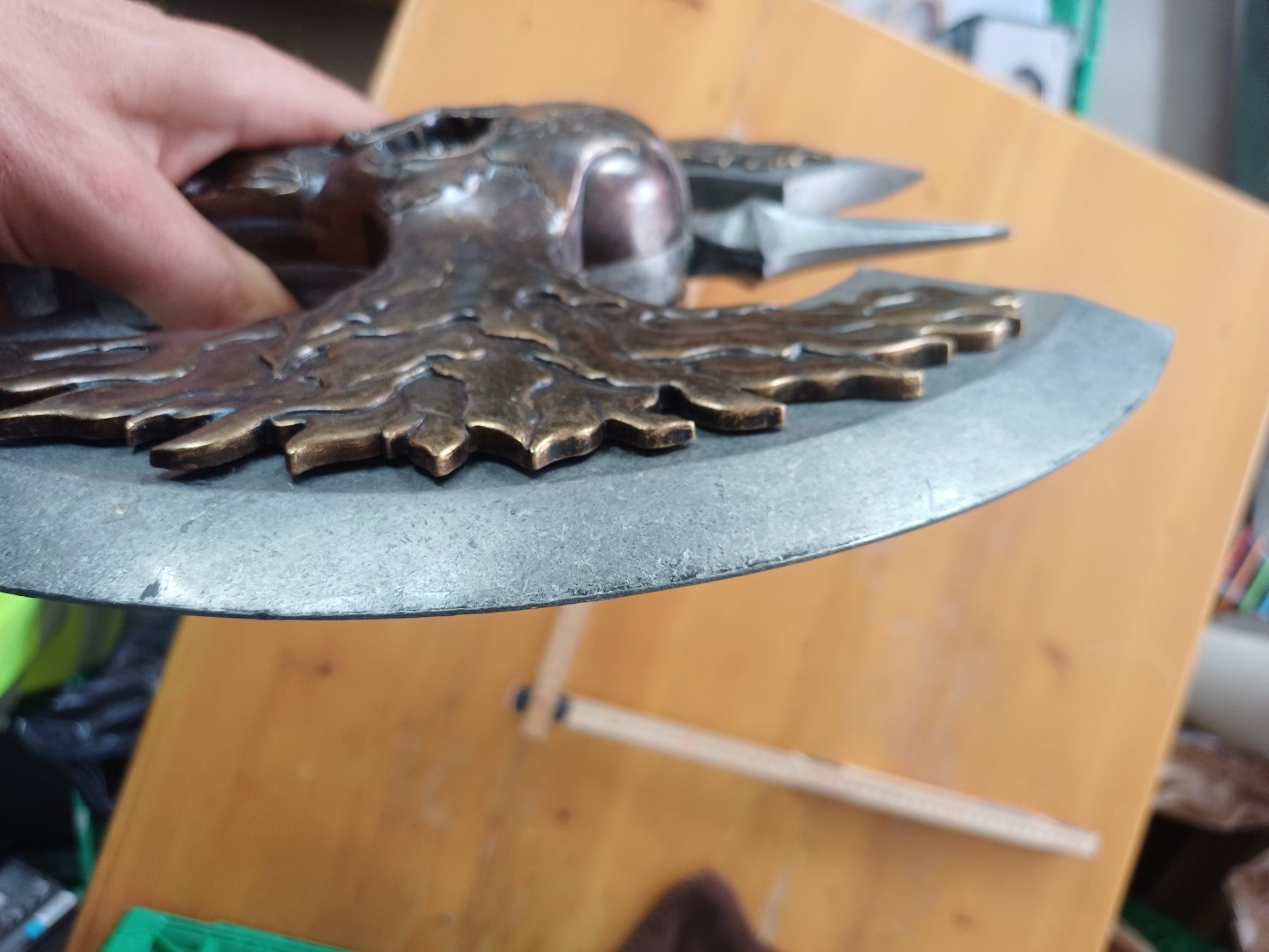 Toutes les décorations: Axtkopf-Dekoaxt – Défectueux à Wangenried par Recycler94 6