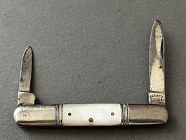 Antikes Perlmutt-Sackmesser Garantie Solingen 75 mm - selten