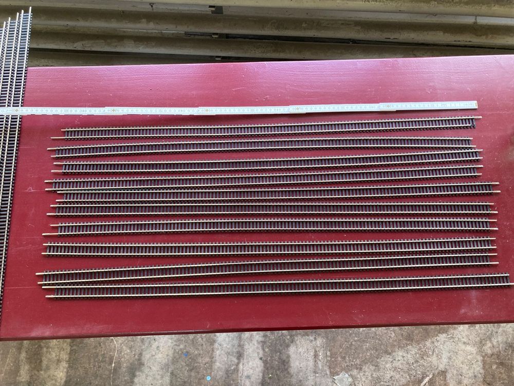 10er Set Atlas H0 K-Gleis DC ca 90 cm lang gerade 4260104 (Gebraucht ...