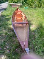 Kajak Boot Holz mit Paddel, guter Zustand
