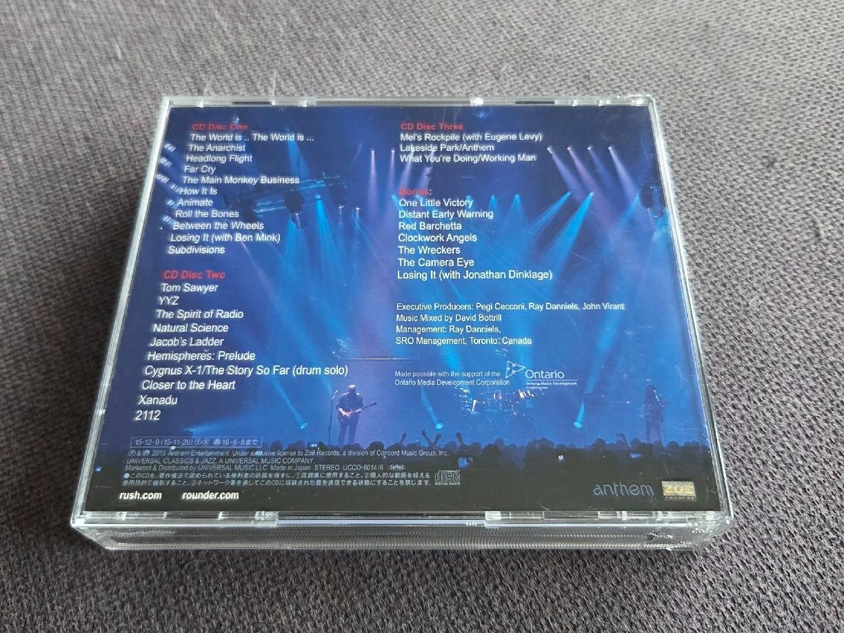 CDs: Rush - R40 Live - 3 Shm-CD – Neu (gemäss Beschreibung) aus Troistorrents von Syrocks 2