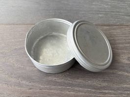 Vintage Camping/Picknick Aufbewahrungsdose Schraubverschluss