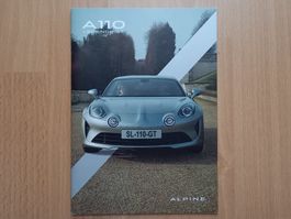 Prospekt Alpine A110 Légende GT
