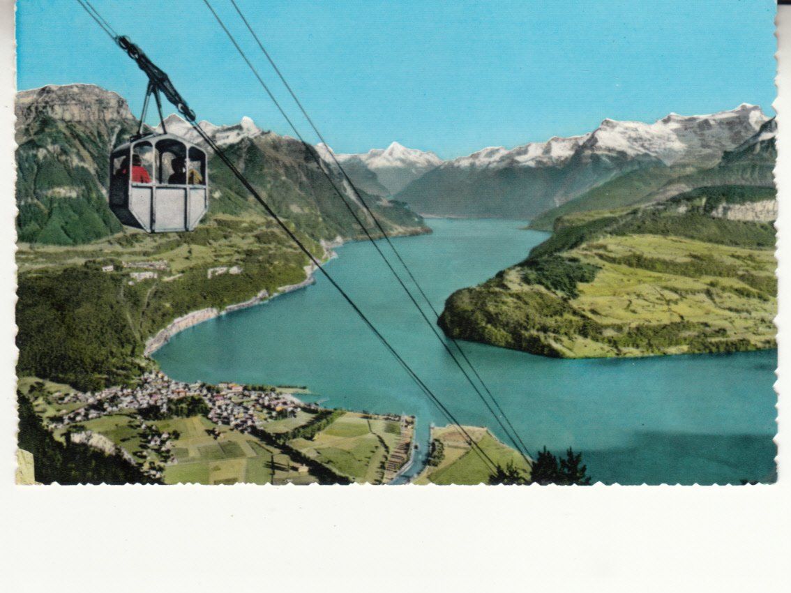 Cartoline postali: Brunnen Urmiberg 1959, coloriert – Usato da Bürglen TG venduto da StampGraf