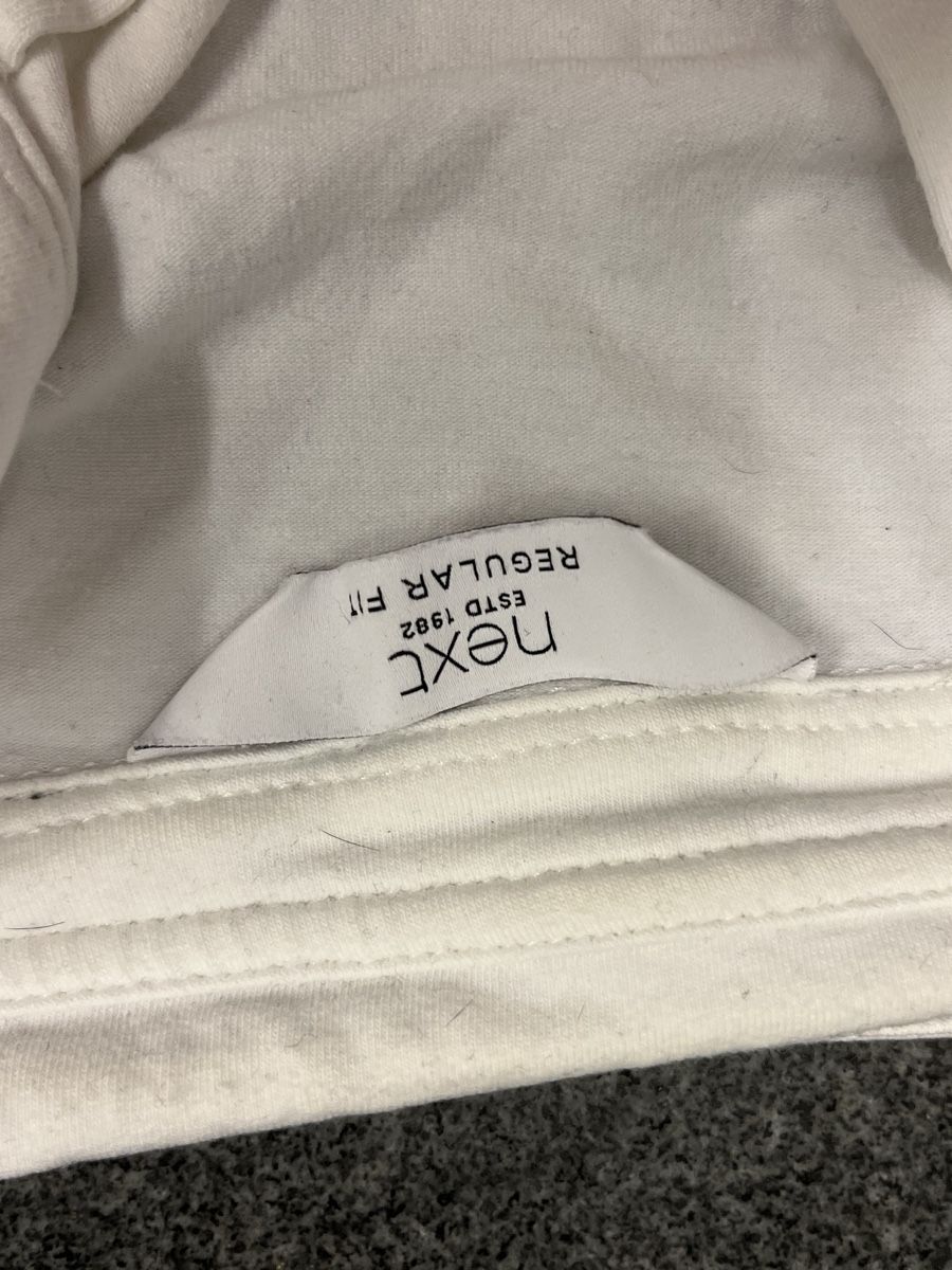 Next Magliette Polo: NEXT Regular Fit Poloshirt Weiss (S) – Usato da Zollikon venduto da gsch123 1
