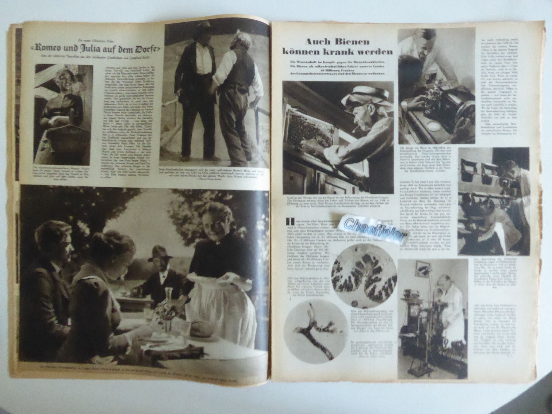 Revues & Magazines: 1941 Schweizer Jllustrierte Zeitung – D'occasion à Zürich par Chaeffeler 6