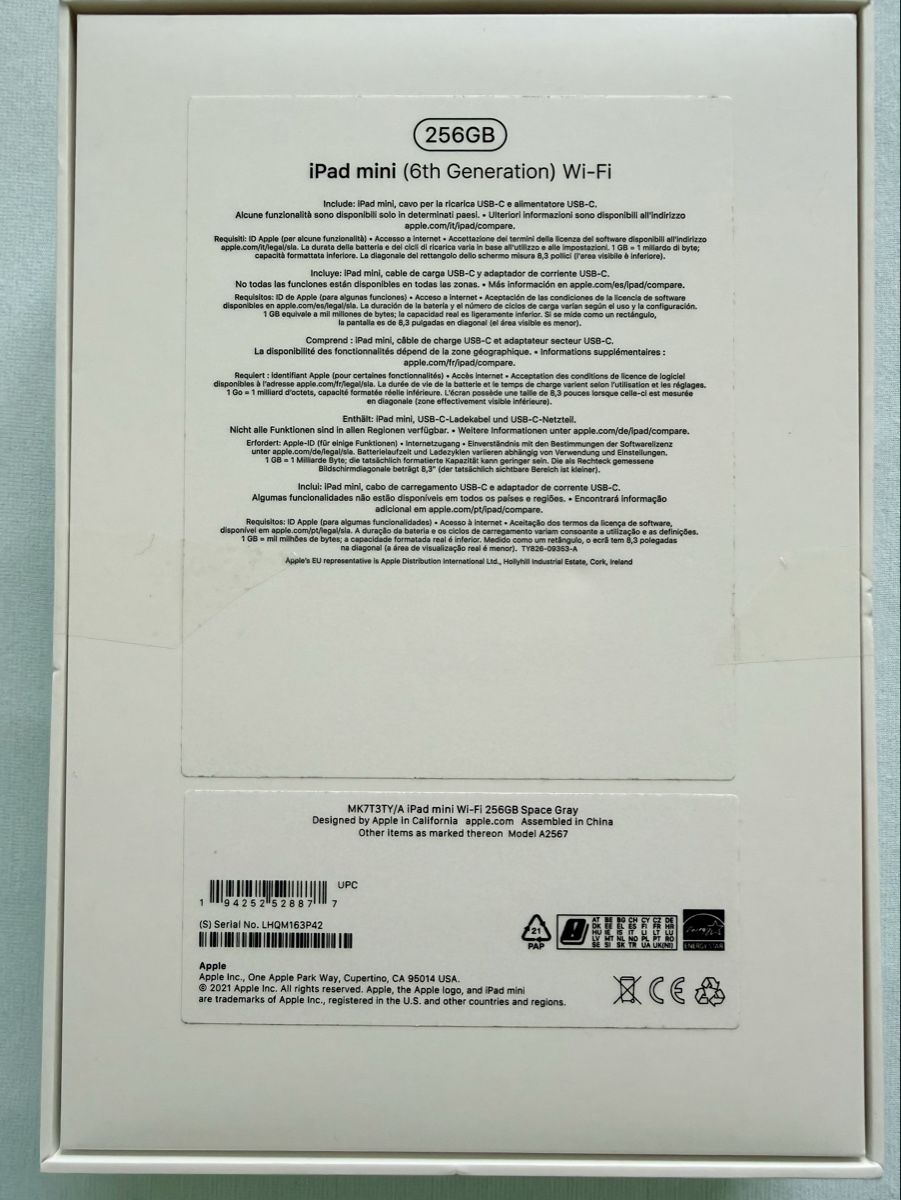 Apple Tablet PC: iPad Mini 6th Gen. (Full Set) – Gebraucht aus Marly von Nor_al3 7