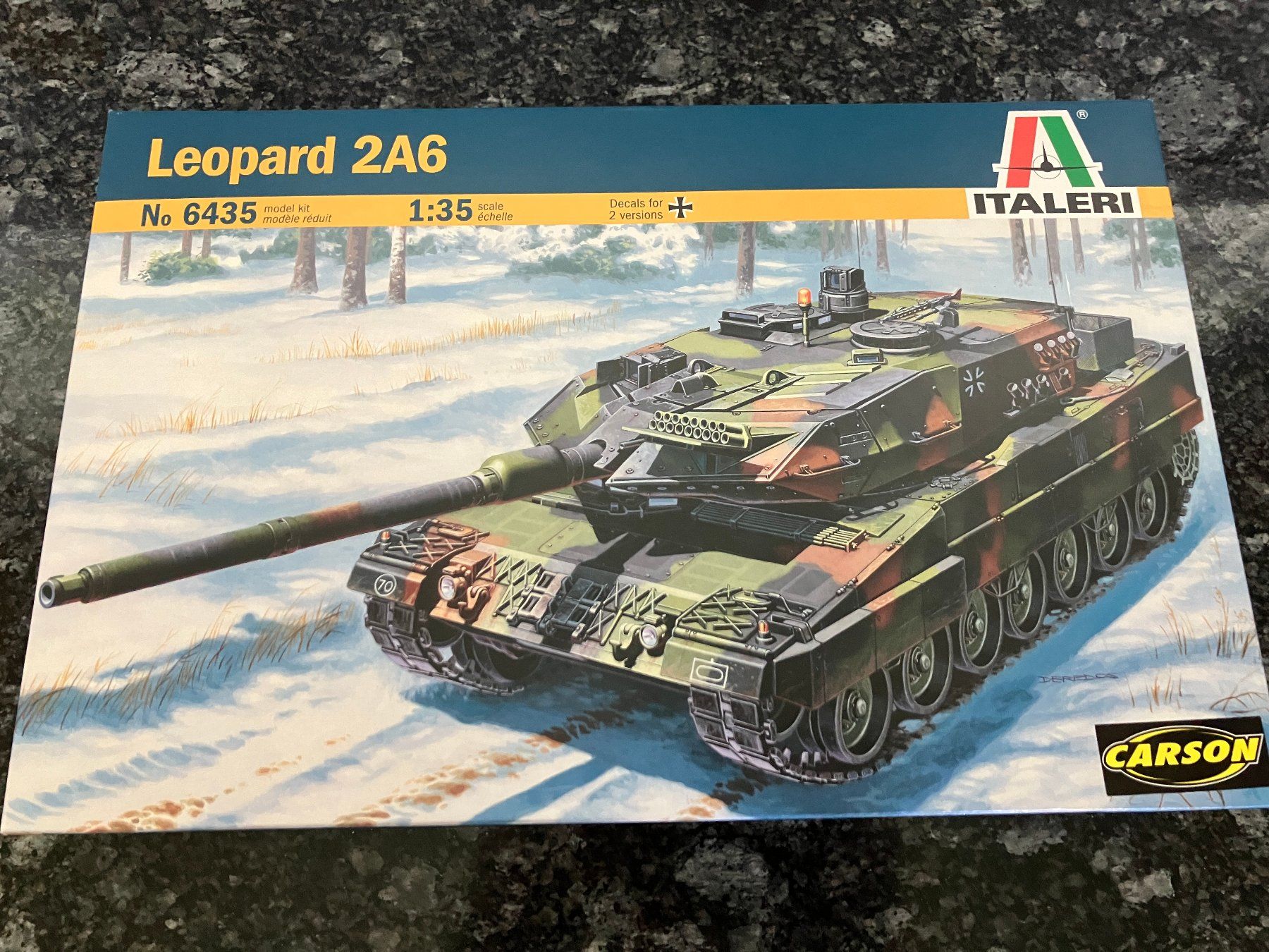 Italeri Kits de montage: Leopard 2A6 Panzer, Italeri 6435 – Neuf avec emballage d'origine à Riedholz par mastercom 1