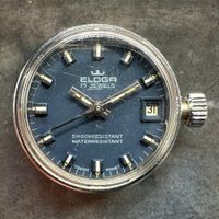 Montre ELOGA 17 Jewels Date Swiss Made Ø 27 mm pour femme