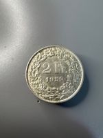 2 Fr. 1959 Schweizer Munzstueck guter Zustand