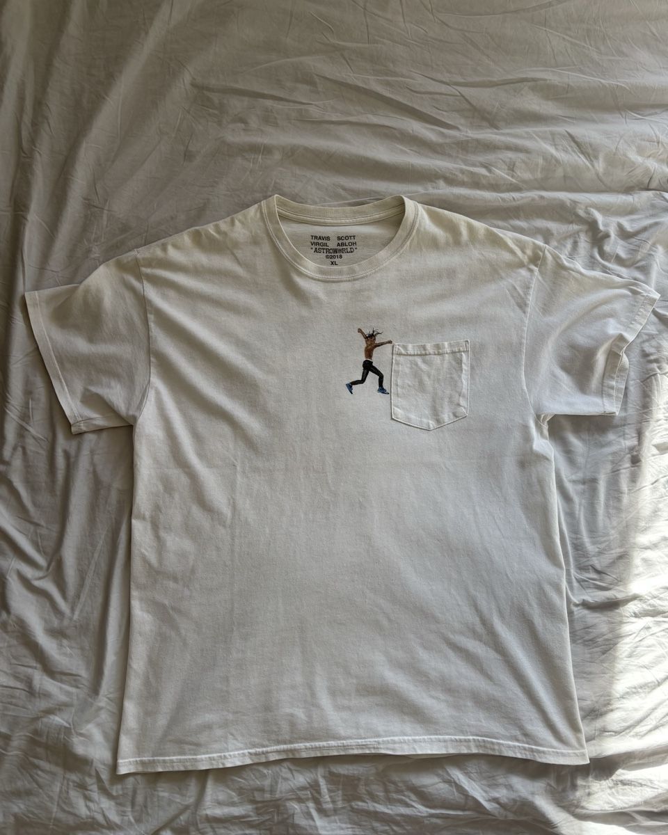 T-Shirts: Travis Scott x Virgil Abloh T-shirt – Neu (gemäss Beschreibung) aus Pâquier-Montbarry von dloic_