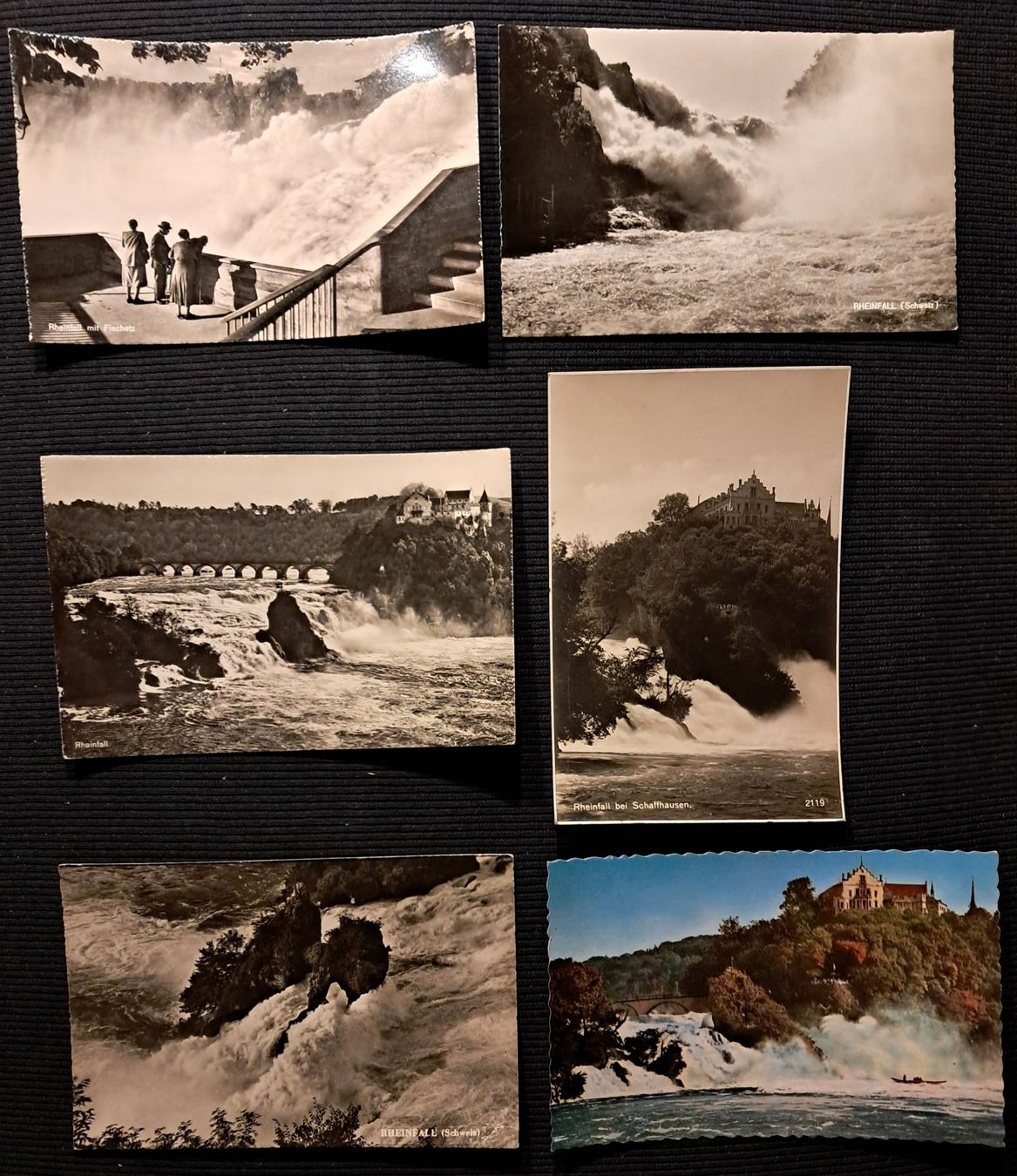 Cartoline postali: 6 AK RHEINFALL – Usato da Ponto Valentino venduto da giorgia06