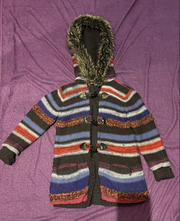 Manteau de laine chaud catimini 8 ans