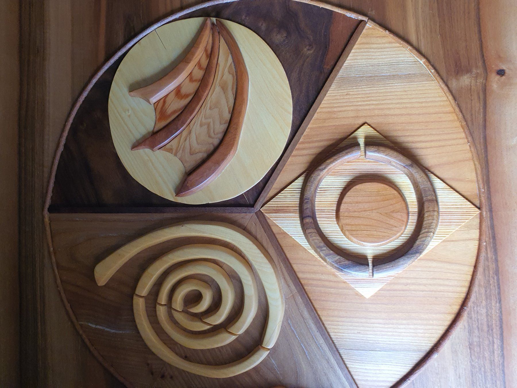 Holzartikel: Sculpture murale Ph. Blanchet  Elements – Neu und originalverpackt aus DUGNY (-Leytron) von Rdeny 5