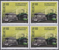 2020, Nr.1795 Viererblock (Strassenbahn) postfrisch **.