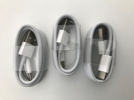 3x USB C. Ladekabel