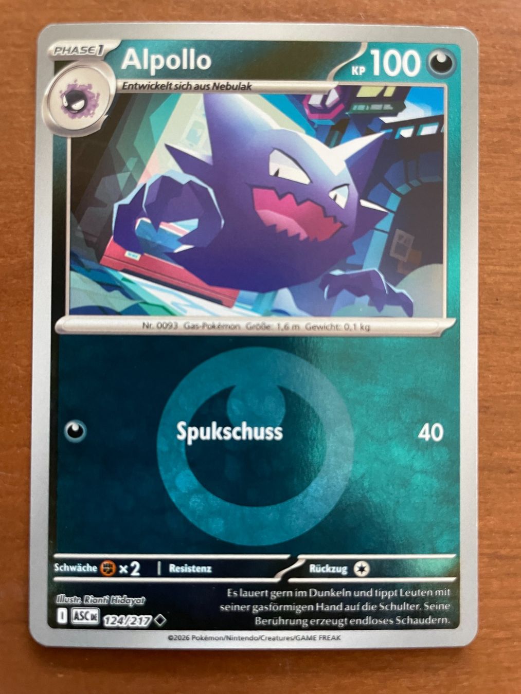 Pokémon Carte collezionabili: Pokemon Alpollo Reverse (Versand gratis) – Nuovo (secondo la descrizione) da Chur venduto da Angerson