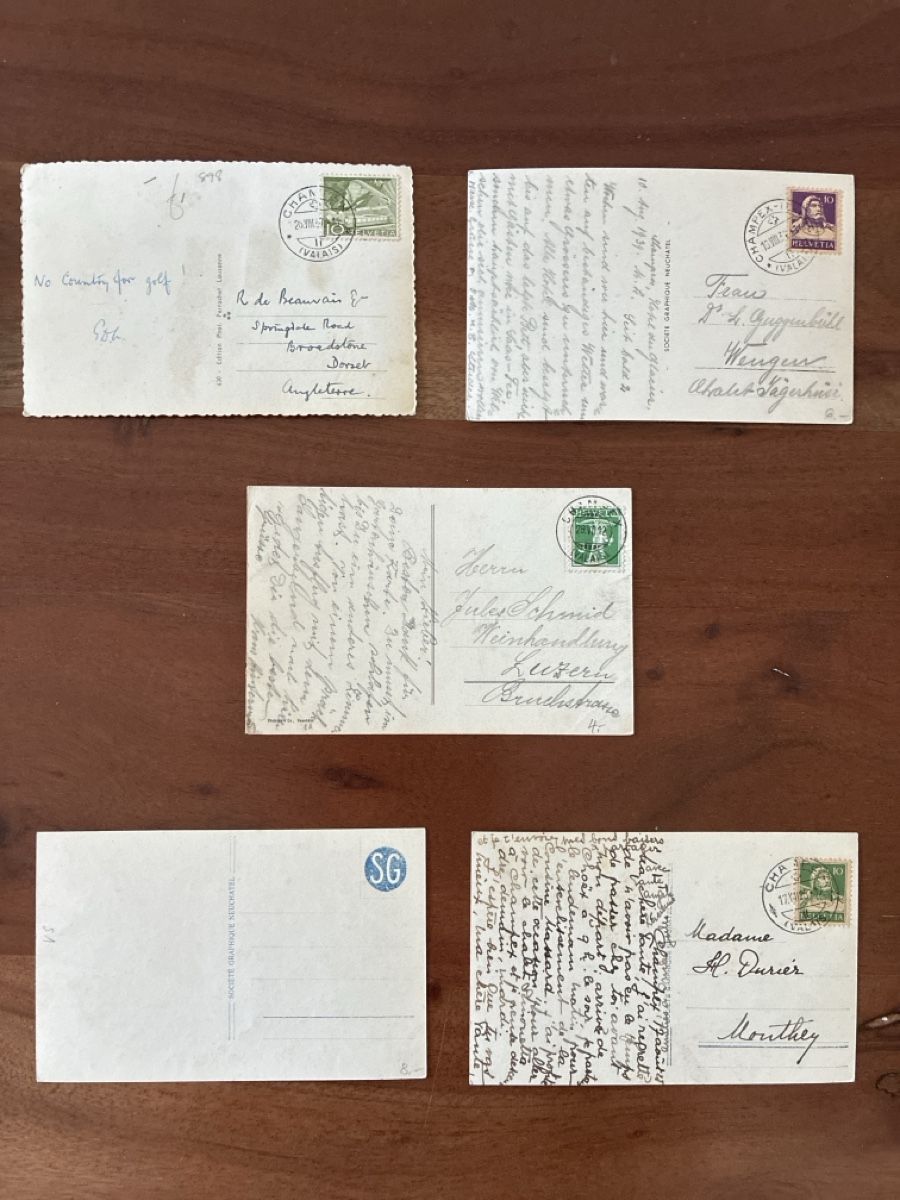Cartes postales: 10 Ansichtskarten Schweiz von Champex VS.  B – D'occasion à Oftringen par Cla.vD.74 1