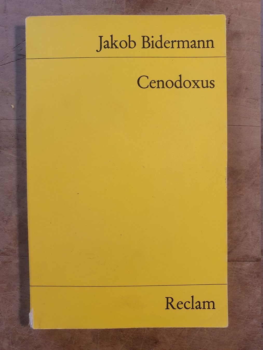 Libri: Cenodoxus Jakob Biedermann Reclam – Usato da Zürich venduto da loosebone