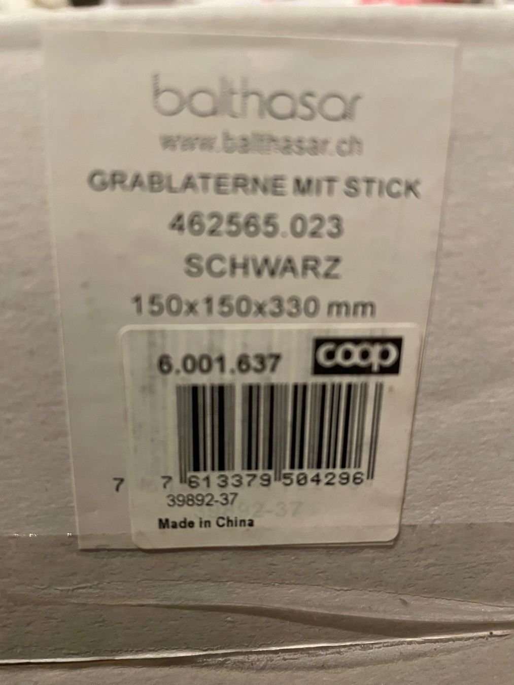 Laternen: Grablaterne von Balthasar mit Stick / NEU – Neu und originalverpackt aus Bern von mejr7777 2