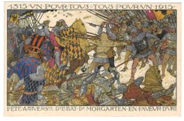 AK Schlachtfeier Morgarten 1915
