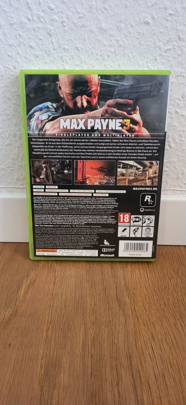 Microsoft Giochi: Xbox 360 - Max Payne 3 – Usato da Münsingen venduto da DigitaleSpielecke 1