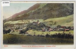 Chemin de fer Montreux-Oberland - Chateau d'Oex