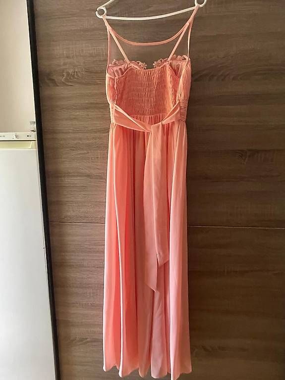 Vestiti:  Kleid in Lachs/Pfirsich  Gr. M – Usato da Matzingen venduto da Machado. 1